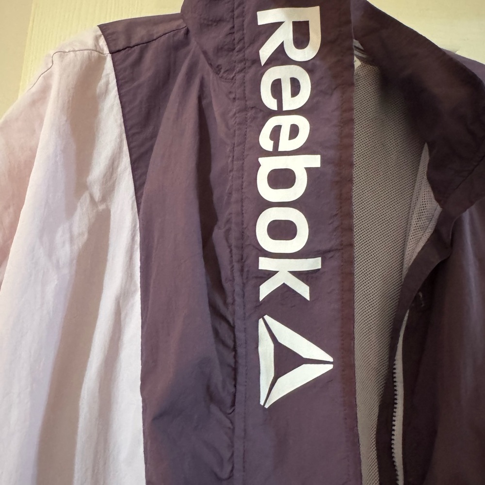 Reebok Purple and White Jacket